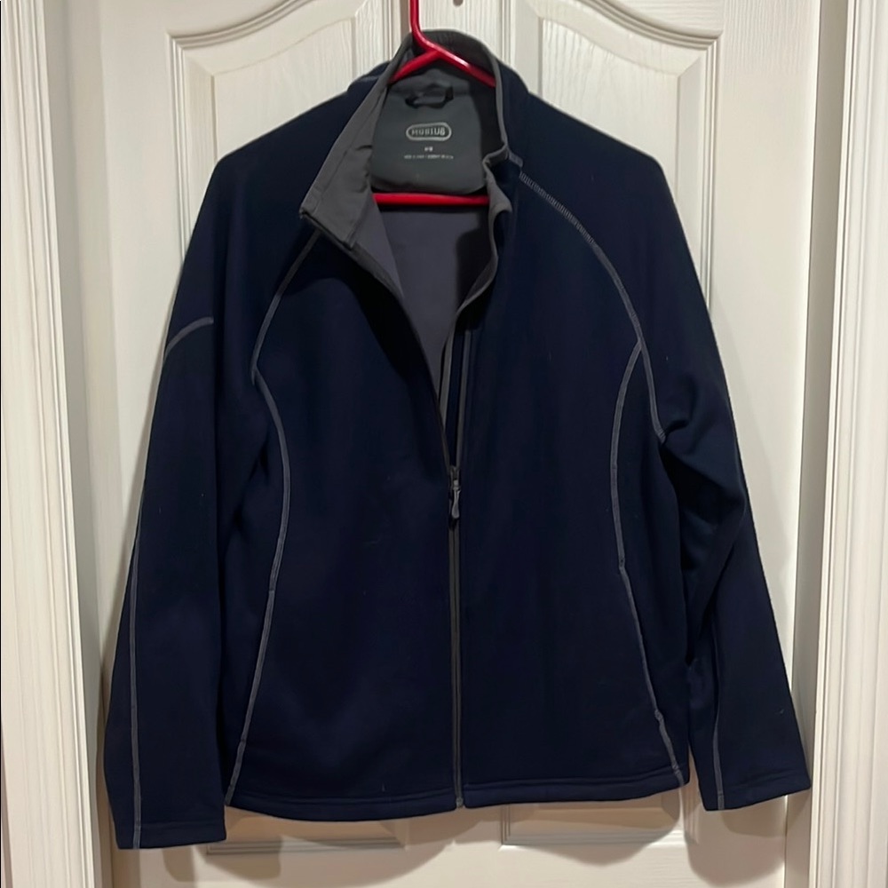 Men’s Mobius Wool/Acrylic blend Navy Softshell Jacket, Medium